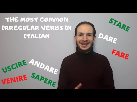 ყველაზე გავრცელებული არაწესიერი ზმნები იტალიურში / The most common Italian irregular verbs [SUB ENG]